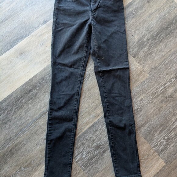 Levi's Black 721 High Rise Skinny Jeans - Size 27 - Picture 3 of 3